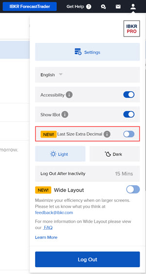 The last size extra decimal feature in portal. 